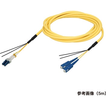 光ファイバーケーブル (シングルモード/LC-SC/屋内用(補強)/2芯) ダイヤトレンド