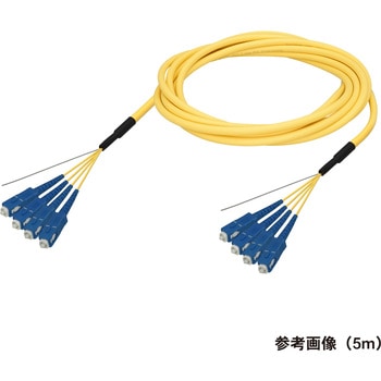 光ファイバーケーブル (シングルモード/SC-SC/屋内用(補強)/4芯) ダイヤトレンド