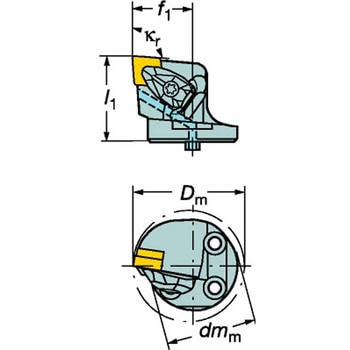 T-Max(R) P 旋削加工用ヘッド サンドビック