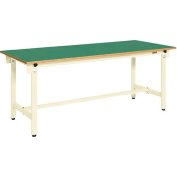 軽量作業台(CKタイプ/耐荷重300kg/サカエリューム天板/H740/固定式/折畳み式) サカエ