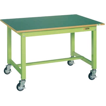中量作業台(CB/耐荷重300kg/改正RoHS10対応サカエリューム天板/H740/キャスター付) サカエ
