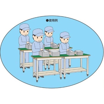 新聞紙分台(改正RoHS 10物質対応/均等耐荷重1000kg/H840/立作業用) サカエ