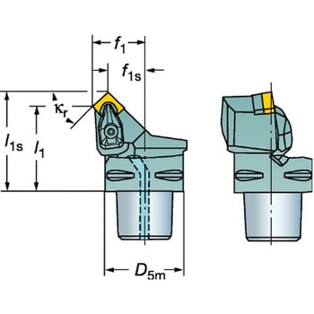 T-Max P 旋削加工用カッティングユニット カップリングサイズC8 サンドビック