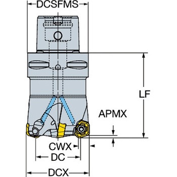 CoroMill(R) 419 正面フライスカッター サンドビック