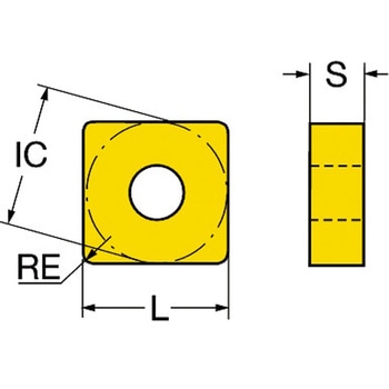 T-Max(R) P 旋削加工用チップ SN□□型-15&#160;正方形&#160; サンドビック
