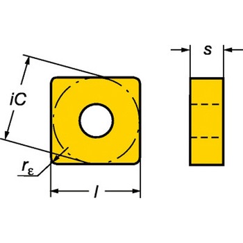T-Max(R) P 旋削加工用チップ SN□□型-12&#160;正方形&#160; サンドビック