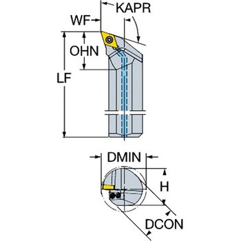 CoroTurn(R) 107 旋削加工用ボーリングバイト サンドビック