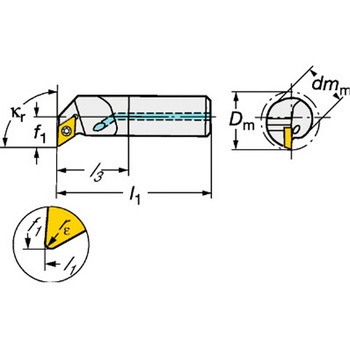 CoroTurn(R) 111 旋削加工用超硬ボーリングバイト サンドビック