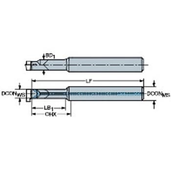 円筒平取り付きシャンク CoroCut(R) MBアダプタ - サンドビック