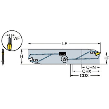 CoroCut(R) QD 突切り加工用ブレード サンドビック