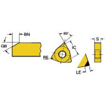 T-Max(R) P 旋削加工用チップ WN□□型-06&#160;六角形&#160; サンドビック