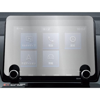 液晶保護フィルム 三菱 エクリプスクロス phev GL3W 2020 (8 インチ) ARクリスタルプロ 低反射 指紋防止 互換品 - メディアカバーマーケット