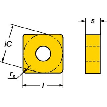 T-Max(R) P 旋削加工用チップ SN□□型-12&#160;正方形&#160; サンドビック