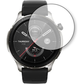 液晶保護フィルム Amazfit GTR 4 ブルーライトカット(反射防止) 互換品 メディアカバーマーケット
