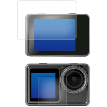 液晶保護フィルム aiwa cam S5K (JA3-ACM0001) [ リア用 フロント用 2枚セット ] 高硬度9H 互換品 - メディアカバーマーケット