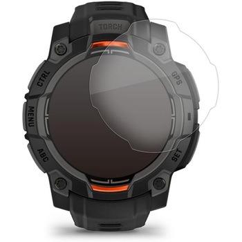 液晶保護フィルム GARMIN Instinct 3 Dual Power [ ケースサイズ 50mm 用 ] 高硬度9H 互換品 メディアカバーマーケット