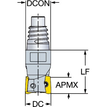 CoroMill(R) 390-11 肩削りカッター サンドビック