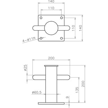 AK3771 200 クロスビット 1台 浅野金属工業 【通販サイトMonotaRO】