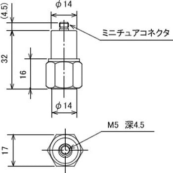 NP-3121 NP-3000シリーズ プリアンプ内蔵型加速度検出器 1個 小野測器