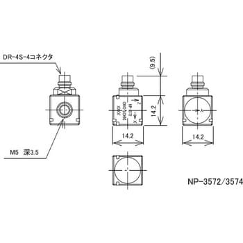 NP-3572 NP-3000シリ ーズ プリアンプ内蔵型 3軸 加速度検出器 1個