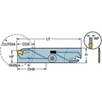 CoroCut(R) QD 突切り加工用ブレード サンドビック