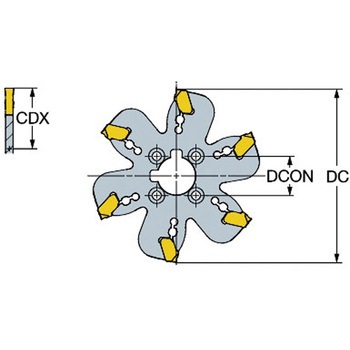 CoroMill(R) QD 刃先交換式溝入れ・突切りカッター サンドビック