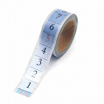 貼ってはがせる弱粘着貼るメジャー 紺屋商事