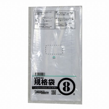 ポリエチレン規格袋 0．03mm厚(食品衛生法適合) 紺屋商事