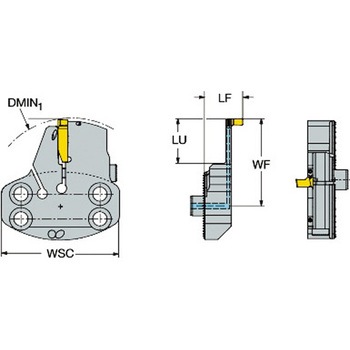 CoroCut(R) 1・2 溝入れ加工用ヘッド サンドビック