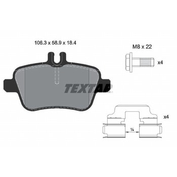 輸入車用ブレーキパッド Textar