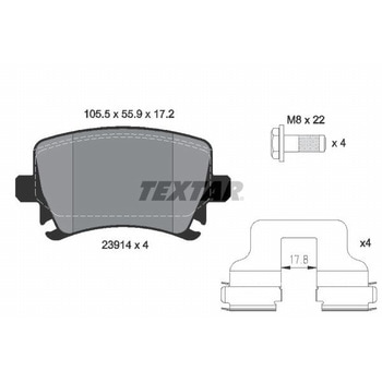 輸入車用ブレーキパッド Textar