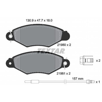 輸入車用ブレーキパッド Textar