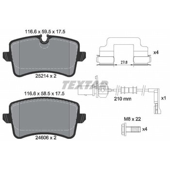 輸入車用ブレーキパッド Textar