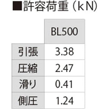 嵌合式 BL500ラック式ソーラー金具 M10×33(出) サカタ製作所