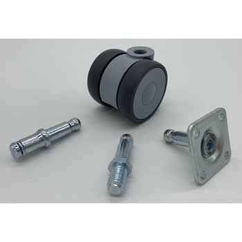 テンテキャスター 高性能旋回双輪キャスターLINEA(ウレタン車輪) 594CUAP125P3013 テンテキャスター 高性能旋回双輪キャスターLINEA(ウレタン車輪