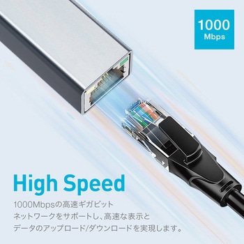 有線LANアダプター インターネットアダプター USB-A Gbps ギガビット イーサネット トライメイト