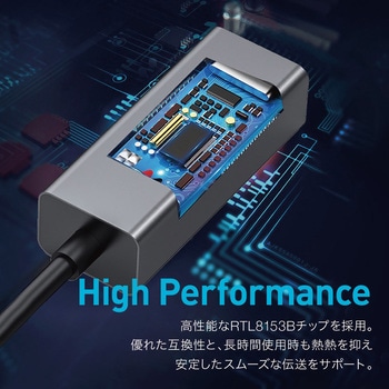有線LANアダプター インターネットアダプター USB-A Gbps ギガビット イーサネット トライメイト