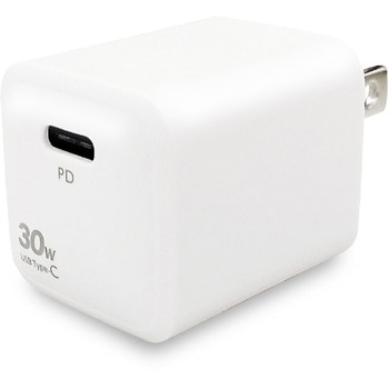 PD30W type-Cミニキューブコンセント充電器 WH エアージェイ