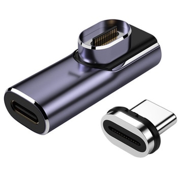 USB Type-C マグネットアダプタ 40Gb/s 100W急速充電対応 ZATTA
