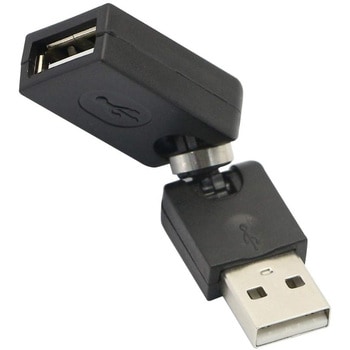 回転式USBコネクタ USB Type-A(オス) - USB Type-A(メス) USB2.0 - ZATTA