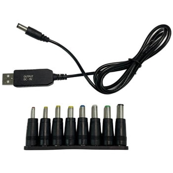 USB DC 電源供給ケーブル 8種プラグ付き ZATTA