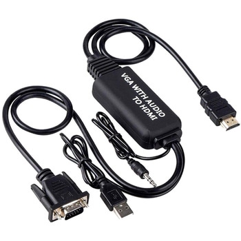 VGA to HDMI 変換ケーブル 音声データ伝送タイプ ZATTA