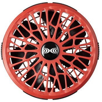 Nクールウェア 上部ファン(ベスト)+空調服(R) スターターキット レッド 14.4V NSP