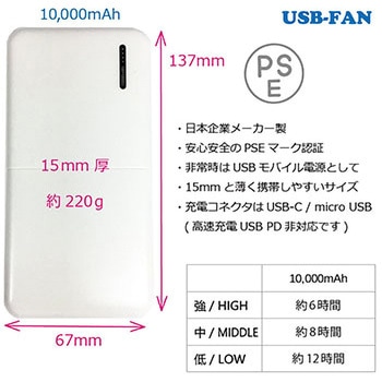 空調付きベスト 20200-U +モバイルバッテリーセット OKACHO