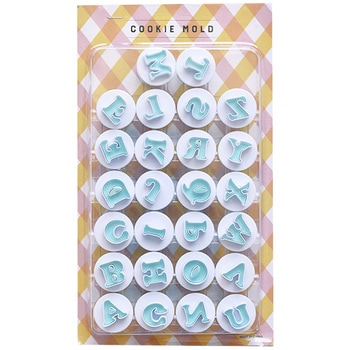 cotta スタンプ式クッキー型(アルファベットセット 小) cotta