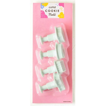 cotta 抱っこクッキー型(ミニハートセット) cotta