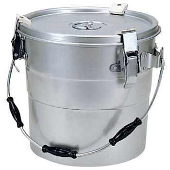 アルミ 一重食缶クリップ付 森中製作所