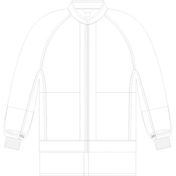 男女共用 混入だいきらい 長袖ジャケット(ポケット後加工) FX70961Pシリーズ サンエス