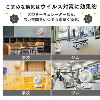 AC100V/53W サーキュレーター 50畳用/DCモーター エスコ