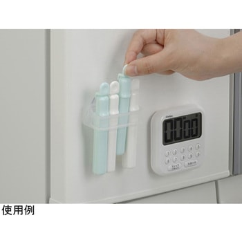 ホルダー付きクリップ ホワイト/ブルー イノマタ化学